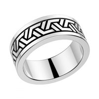 Anello Zancan Uomo Cosmopolitan in Argento EXA094L - EXA094L